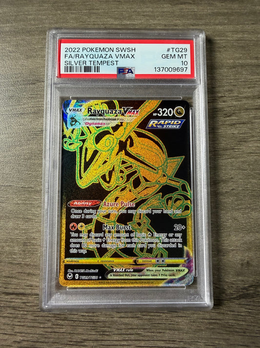 PSA 10 Rayquaza VMAX #TG29 Silver Tempest