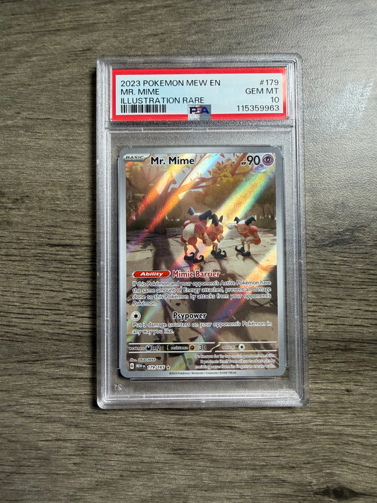 PSA 10 Mr Mime #179