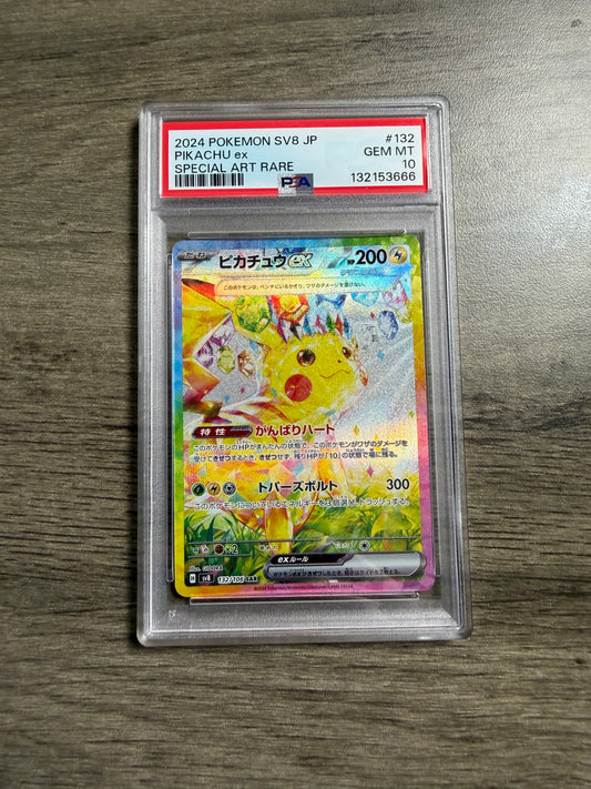 PSA 10 Pikachu Ex #132