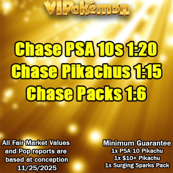 VIP Pikachu Mystery Packs