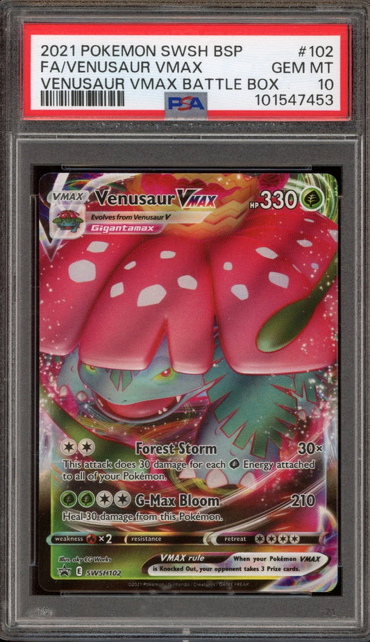 Venusaur VMAX PSA 10